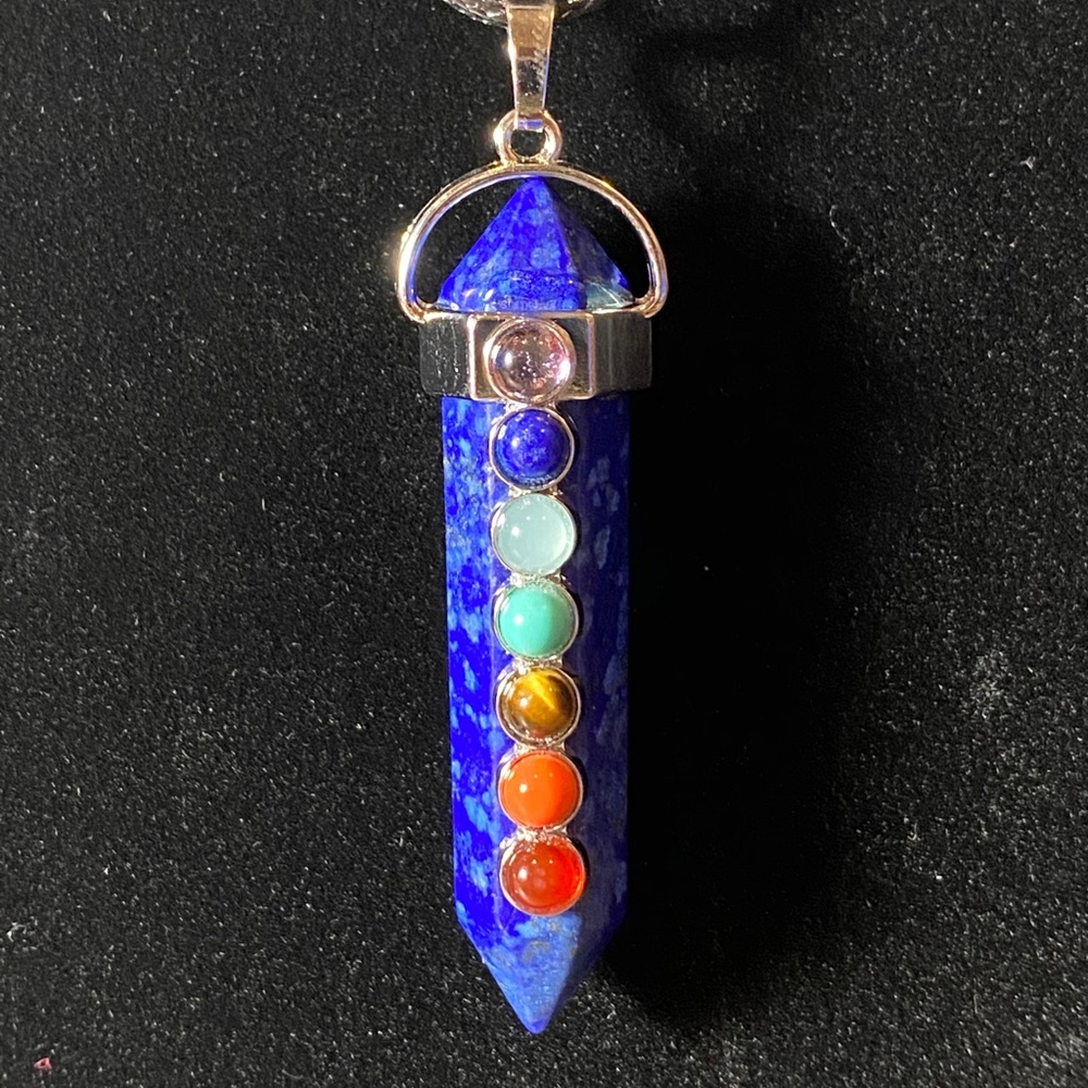 Genuine lapis lazuli Third eye chakra necklace
